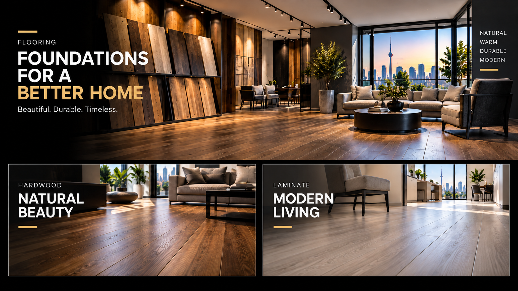 Hardwood and laminate flooring solutions in Toronto by Exim Gate Group